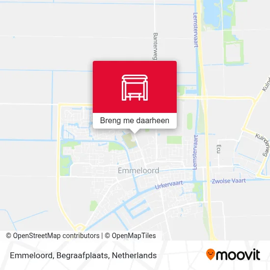 Emmeloord, Begraafplaats kaart