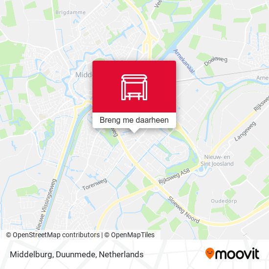 Middelburg, Duunmede kaart