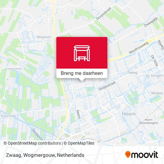 Zwaag, Wogmergouw kaart