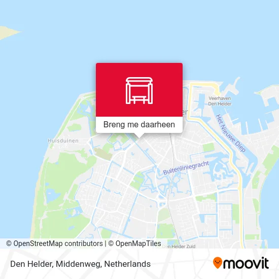 Den Helder, Middenweg kaart