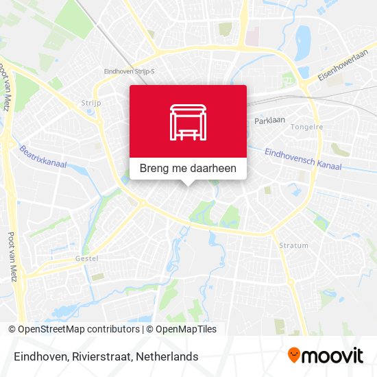 Eindhoven, Rivierstraat kaart