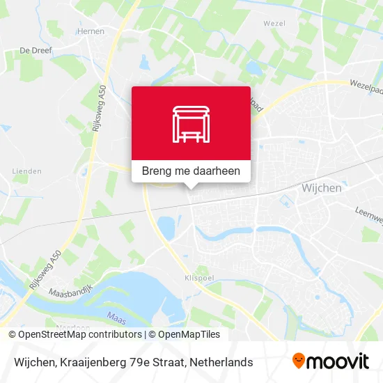 Wijchen, Kraaijenberg 79e Straat kaart