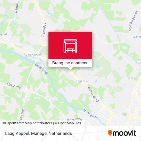 Laag Keppel, Manege kaart