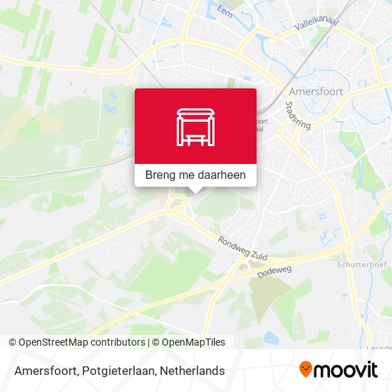 Amersfoort, Potgieterlaan kaart