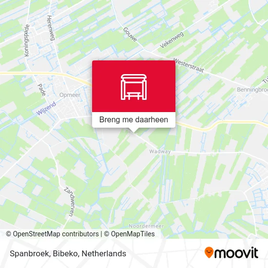 Spanbroek, Bibeko kaart