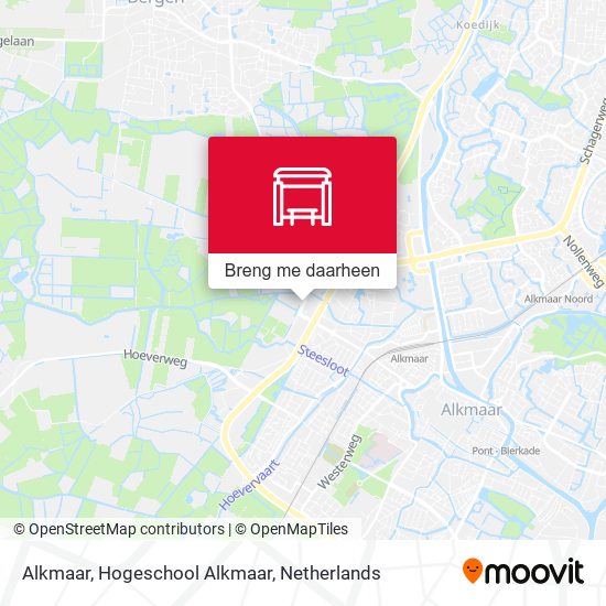 Alkmaar, Hogeschool Alkmaar kaart