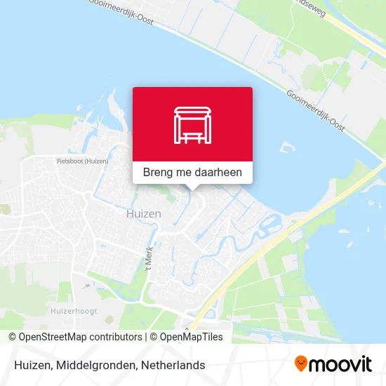 Huizen, Middelgronden kaart