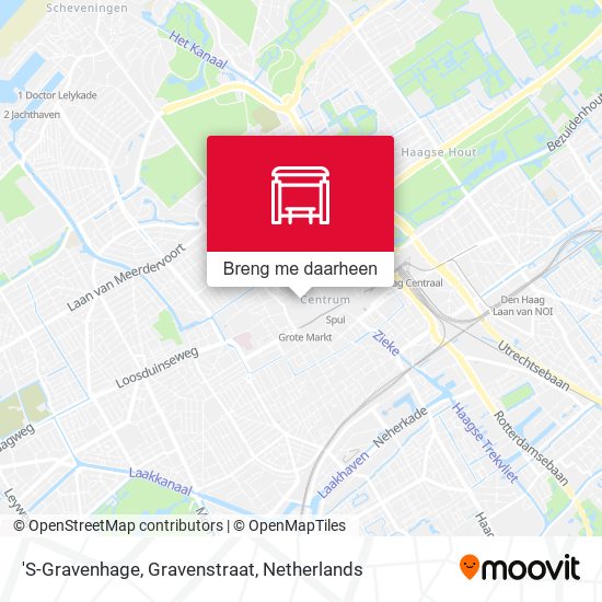 'S-Gravenhage, Gravenstraat kaart