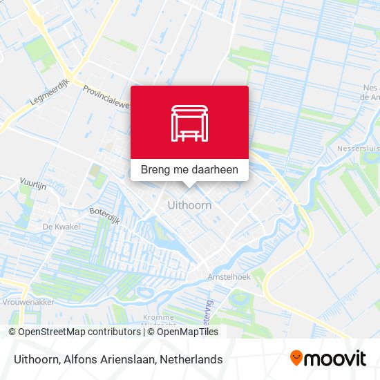 Uithoorn, Alfons Arienslaan kaart