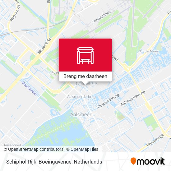 Schiphol-Rijk, Boeingavenue kaart