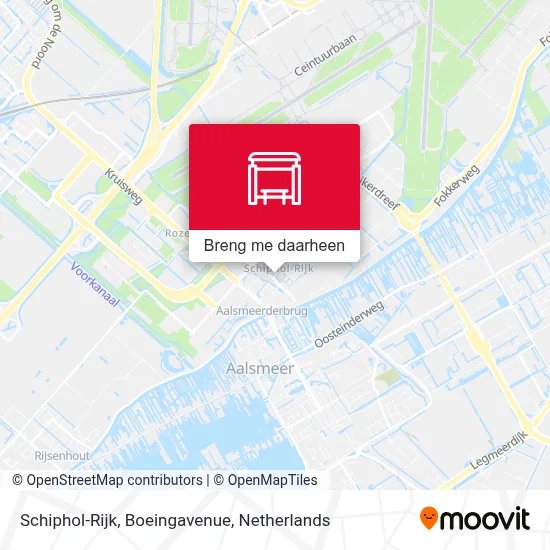 Schiphol-Rijk, Boeingavenue kaart