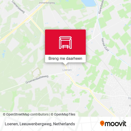 Loenen, Leeuwenbergweg kaart