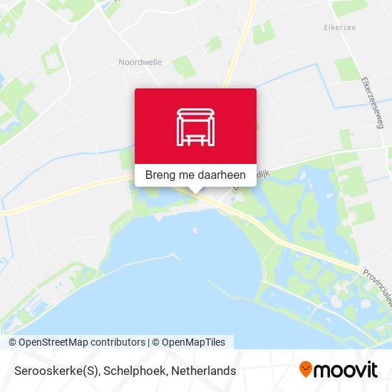 Serooskerke(S), Schelphoek kaart