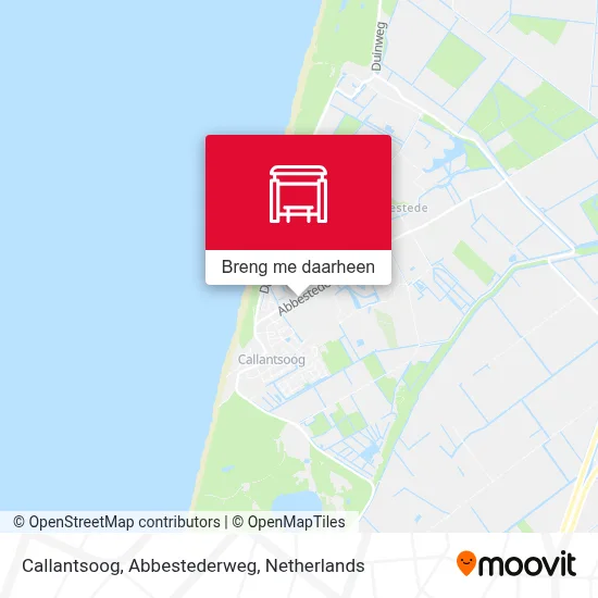 Callantsoog, Abbestederweg kaart