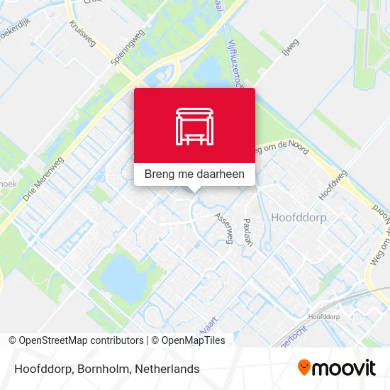 Hoofddorp, Bornholm kaart