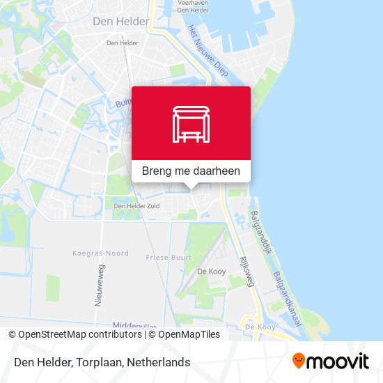 Den Helder, Torplaan kaart