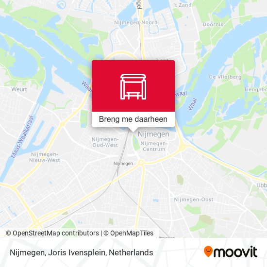 Nijmegen, Joris Ivensplein kaart