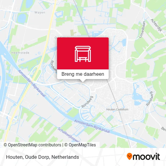 Houten, Oude Dorp kaart