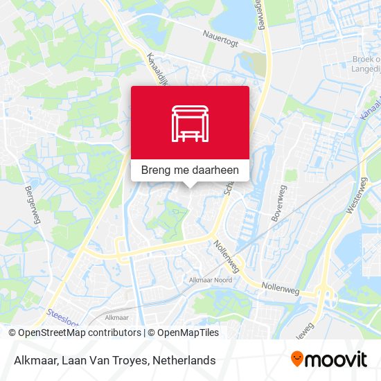 Alkmaar, Laan Van Troyes kaart