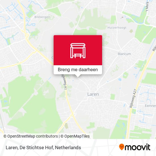 Laren, De Stichtse Hof kaart