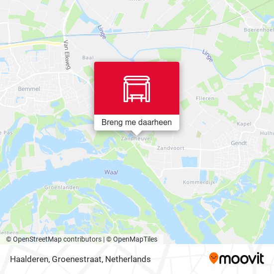 Haalderen, Groenestraat kaart