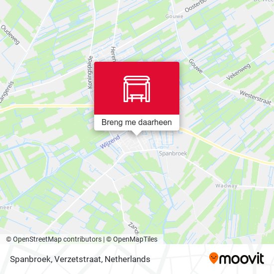 Spanbroek, Verzetstraat kaart