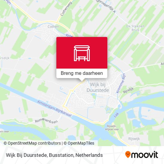 Wijk Bij Duurstede, Busstation kaart