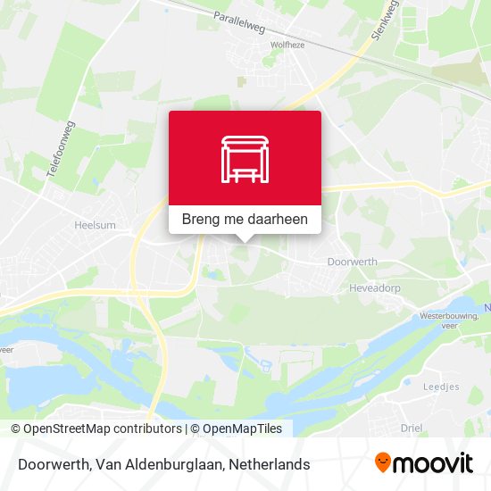 Doorwerth, Van Aldenburglaan kaart