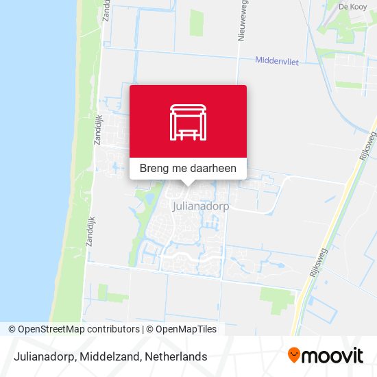 Julianadorp, Middelzand kaart