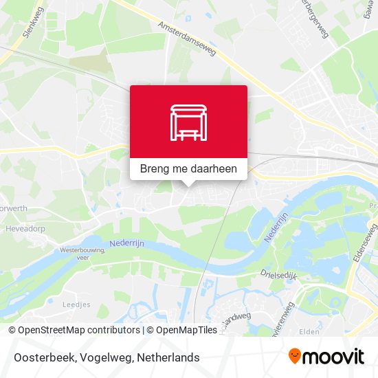 Oosterbeek, Vogelweg kaart