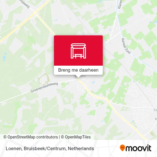 Loenen, Bruisbeek/Centrum kaart