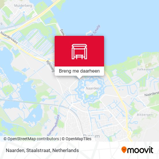Naarden, Staalstraat kaart