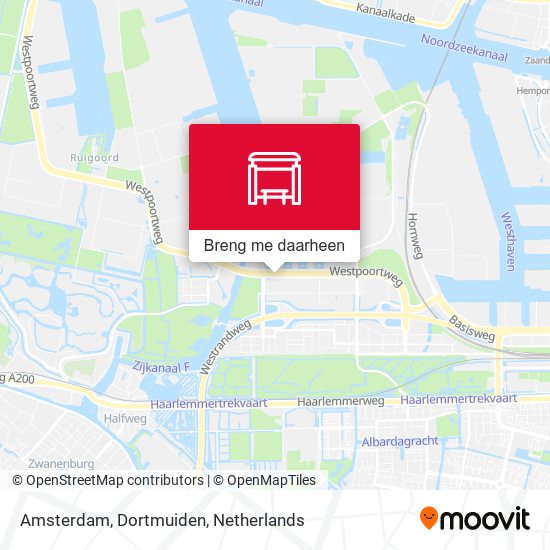 Amsterdam, Dortmuiden kaart
