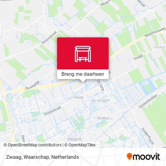 Zwaag, Waarschap kaart