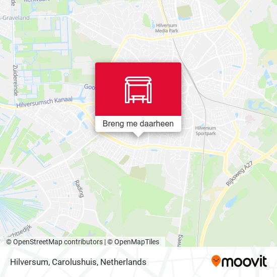 Hilversum, Carolushuis kaart