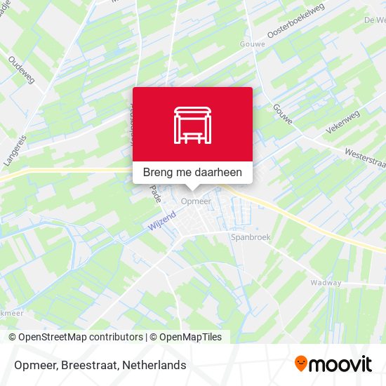 Opmeer, Breestraat kaart