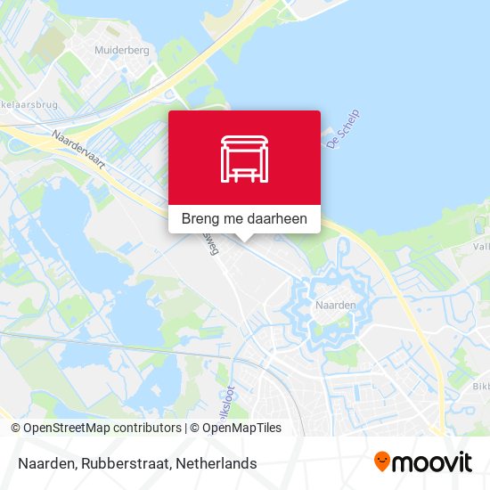 Naarden, Rubberstraat kaart