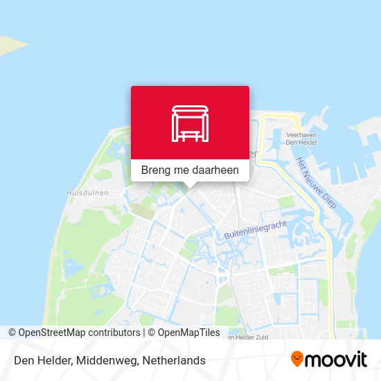 Den Helder, Middenweg kaart