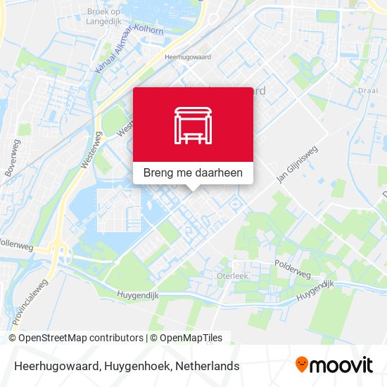 Heerhugowaard, Huygenhoek kaart