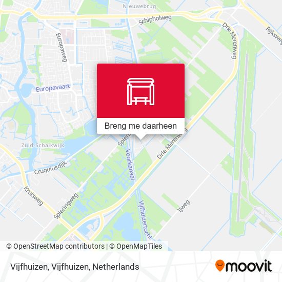 Vijfhuizen, Vijfhuizen kaart
