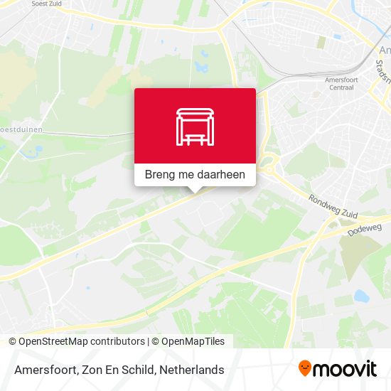 Amersfoort, Zon En Schild kaart