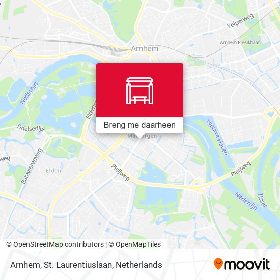 Arnhem, St. Laurentiuslaan kaart