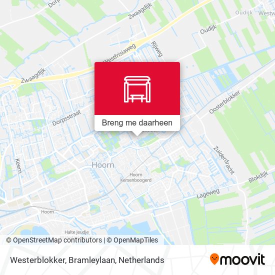 Westerblokker, Bramleylaan kaart