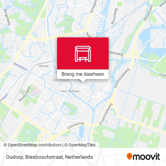 Oudorp, Biesboschstraat kaart