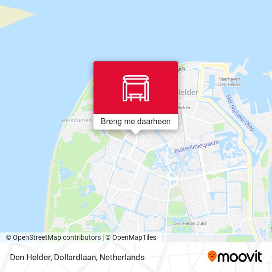 Den Helder, Dollardlaan kaart