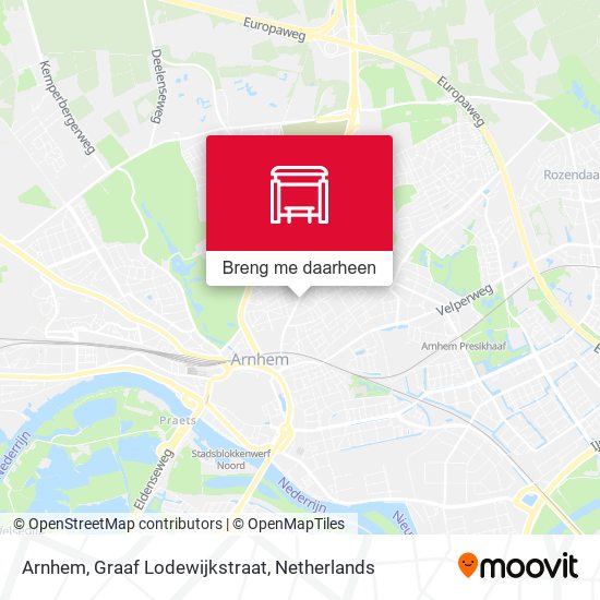 Arnhem, Graaf Lodewijkstraat kaart