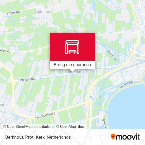 Berkhout, Prot. Kerk kaart