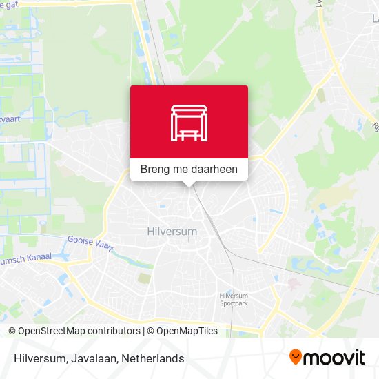 Hilversum, Javalaan kaart