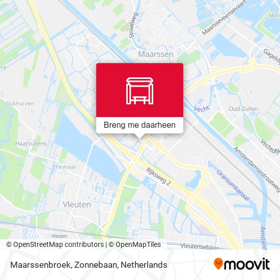 Maarssenbroek, Zonnebaan kaart