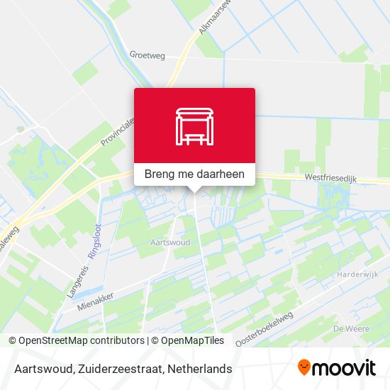 Aartswoud, Zuiderzeestraat kaart